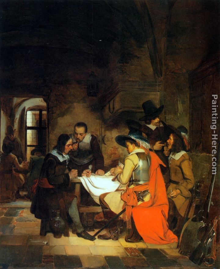 Florent Willems The Cardplayers